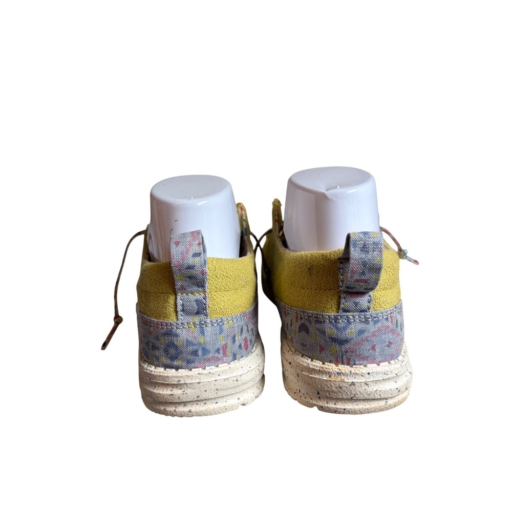 Hey Dude Women's Slip-On Yellow Canvas Shoes - Picture 7 of 9